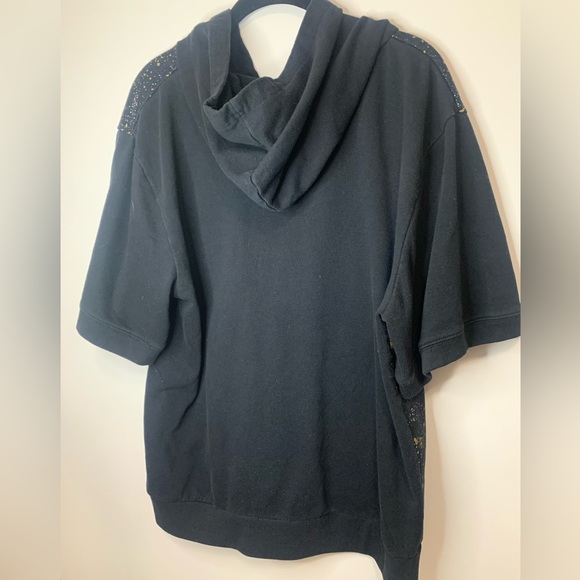 Los Angeles Lakers short sleeve hooded sweatshirt. Mens. NBA. Good condition XXL - Picture 6 of 6